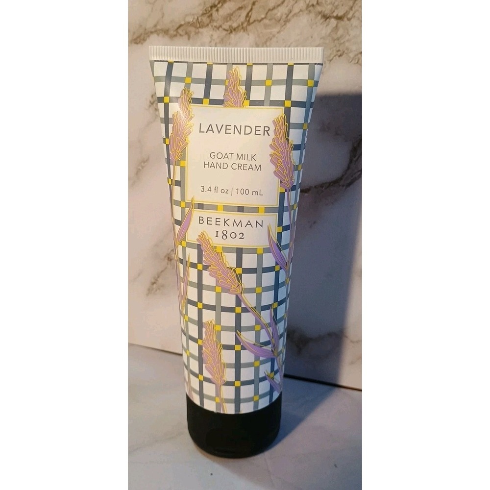 New Beekman 1802 Lavender‎ Goat Milk Hand Cream 3.4 oz. Made in USA